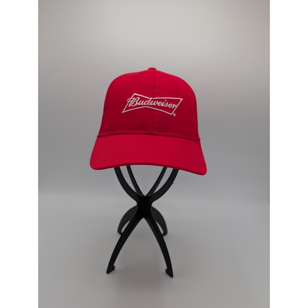 Budweiser Beer Hat Cap Adjustable Red Snapback